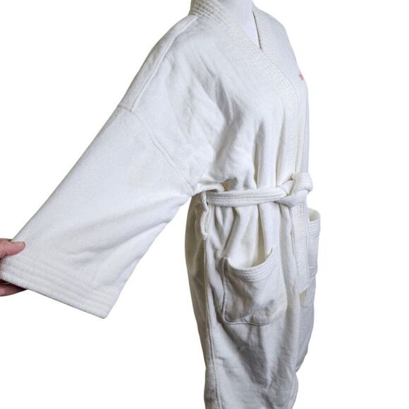 Vintage Tahiti Village Las Vegas Resort Luxury Terrycloth Bathrobe White OS - Picture 4 of 10